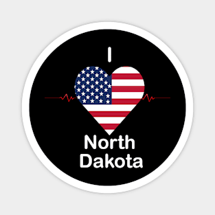 I love North Dakota Magnet